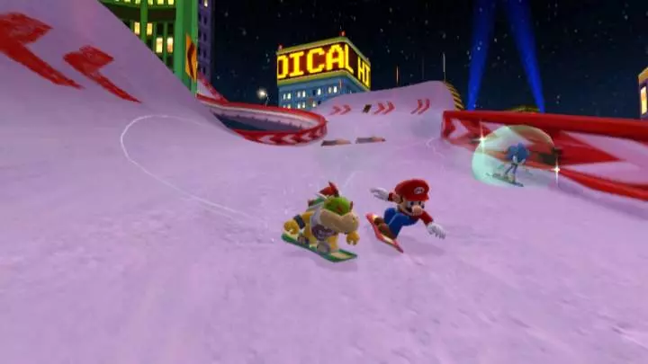 Mario y Sonic en los Juegos Olímpicos de Invierno