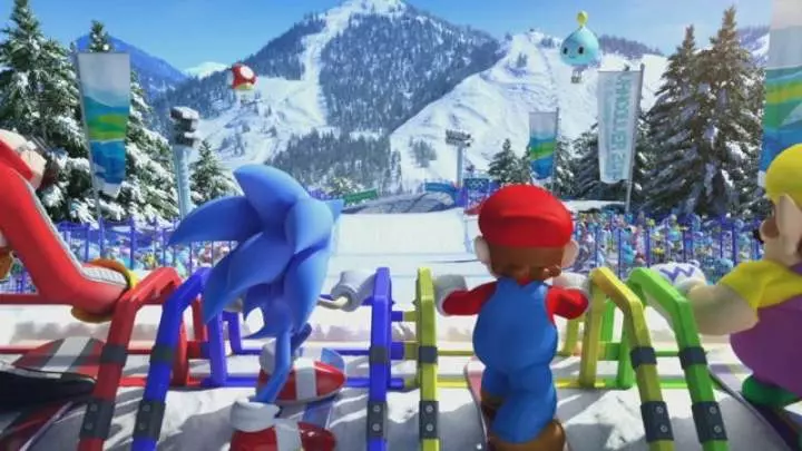 Mario y Sonic en los Juegos Olímpicos de Invierno
