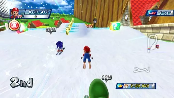 Mario y Sonic en los Juegos Olímpicos de Invierno