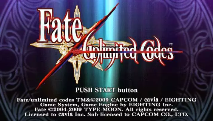 Fate Unlimited Codes Portable