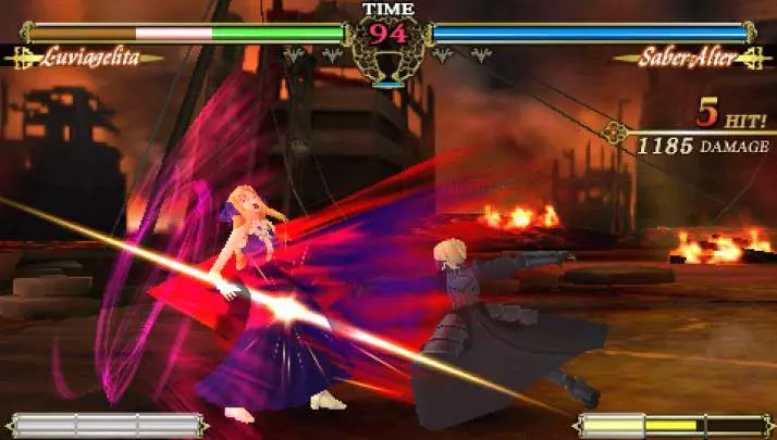Fate Unlimited Codes Portable