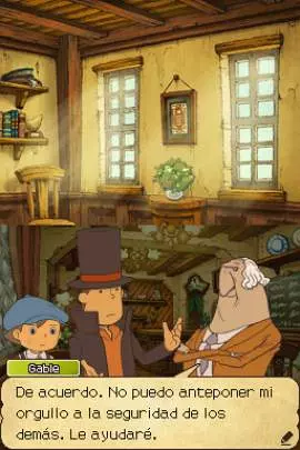 El profesor Layton y La llamada del Espectro - DS