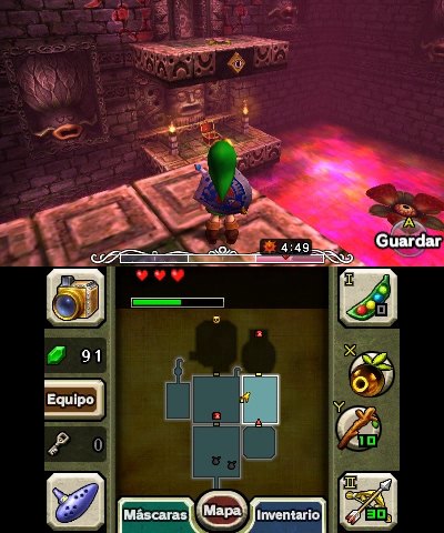 Zelda Majora's Mask 3D análisis