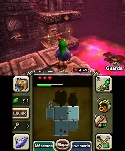 Zelda Majora's Mask 3D análisis