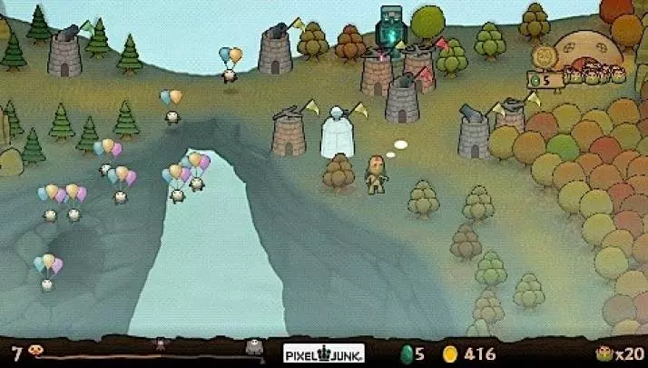 PixelJunk Monsters Deluxe - PSP