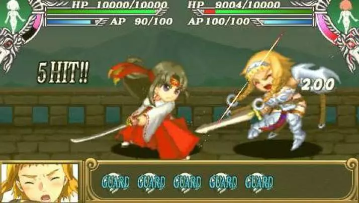 Queen's Blade Spiral Chaos - PSP