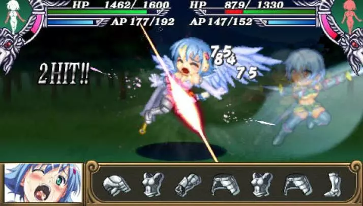 Queen's Blade Spiral Chaos - PSP