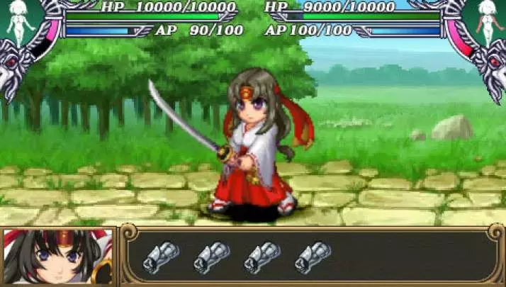 Queen's Blade Spiral Chaos - PSP