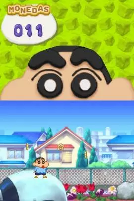 Shin chan contra los plastas