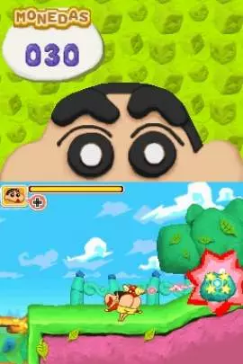 Shin chan contra los plastas