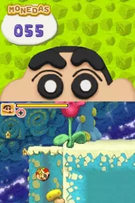 Shin chan contra los plastas