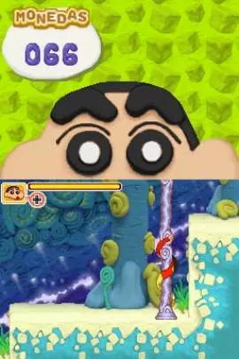 Shin chan contra los plastas