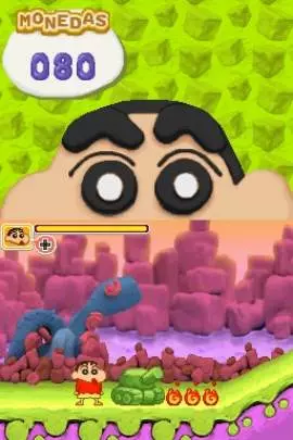 Shin chan contra los plastas