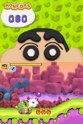 Shin chan contra los plastas