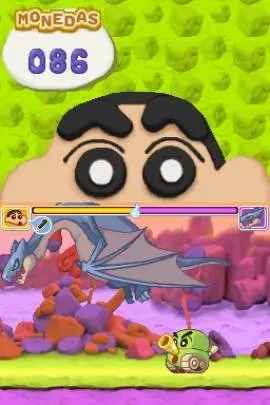 Shin chan contra los plastas