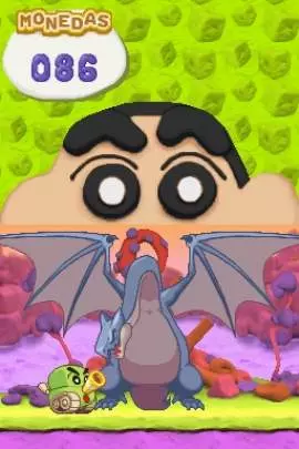 Shin chan contra los plastas