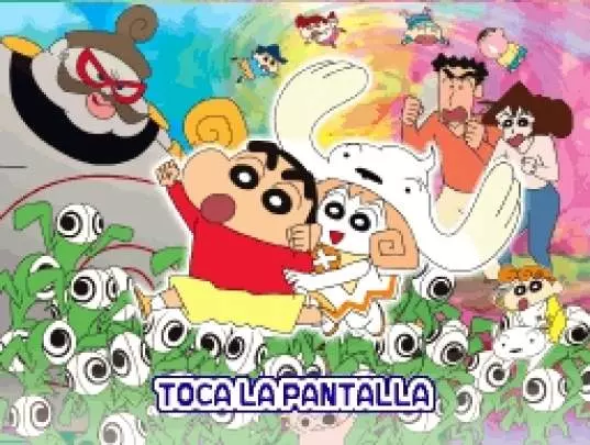 Shin chan contra los plastas