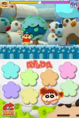 Shin chan contra los plastas - DS