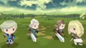 The 4 Heroes of Light: Sistema de Batalla