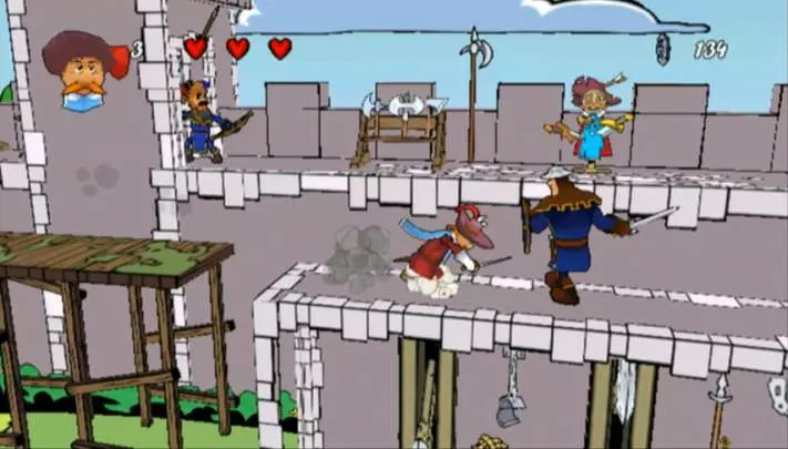 The Three Musketeers One for All! - Wii