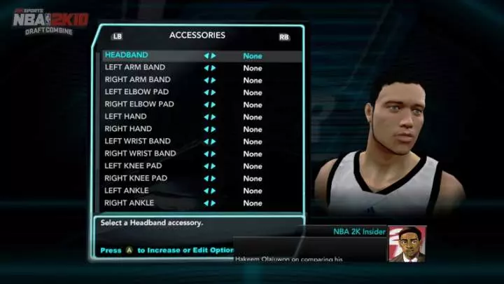 NBA 2K10 Draft Combine