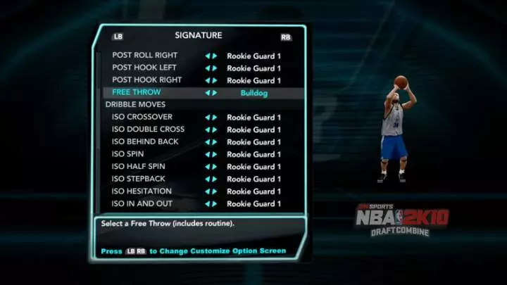 NBA 2K10: Draft Combine