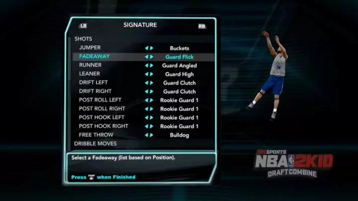 NBA 2K10 Draft Combine