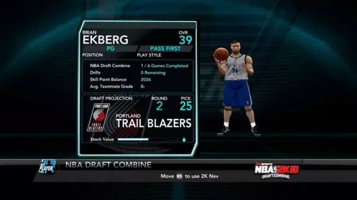 NBA 2K10 Draft Combine