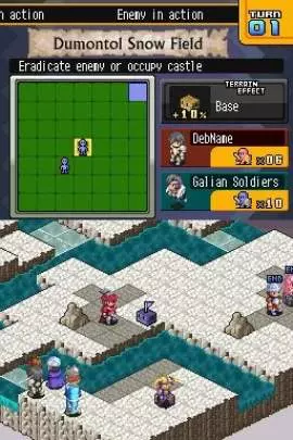Hero's Saga Laevatein Tactics - DS