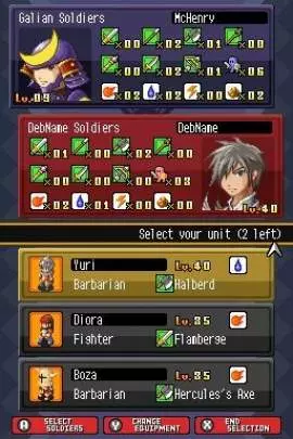 Hero's Saga Laevatein Tactics - DS