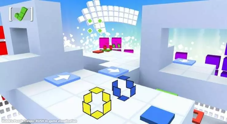 RUSH Rubiks Puzzle Galaxy