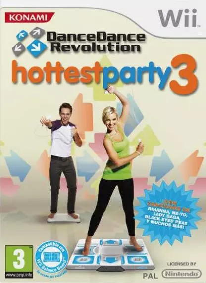 Carátula de DanceDanceRevolution: Hottest Party 3