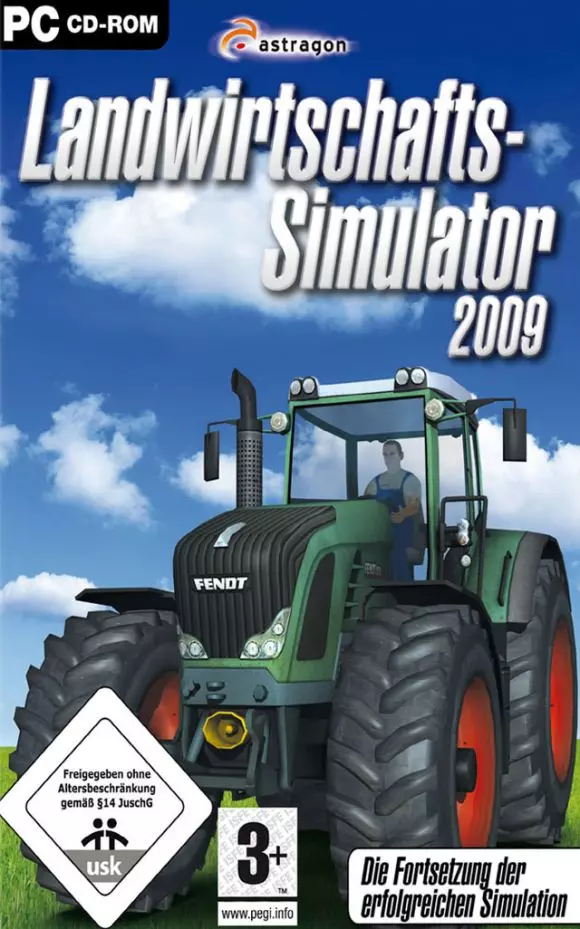 Carátula de Farming Simulator 2009