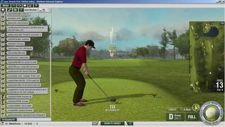 Tiger Woods PGA Tour Online