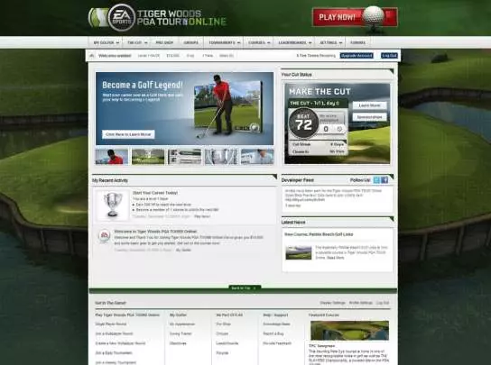 Tiger Woods PGA Tour Online
