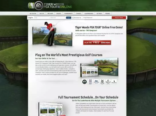 Tiger Woods PGA Tour Online