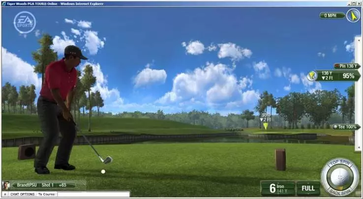 Tiger Woods PGA Tour Online - Web