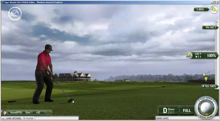 Tiger Woods PGA Tour Online