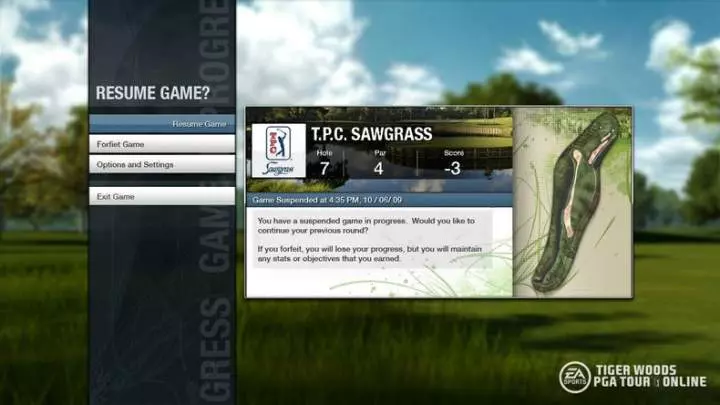 Tiger Woods PGA Tour Online - Web