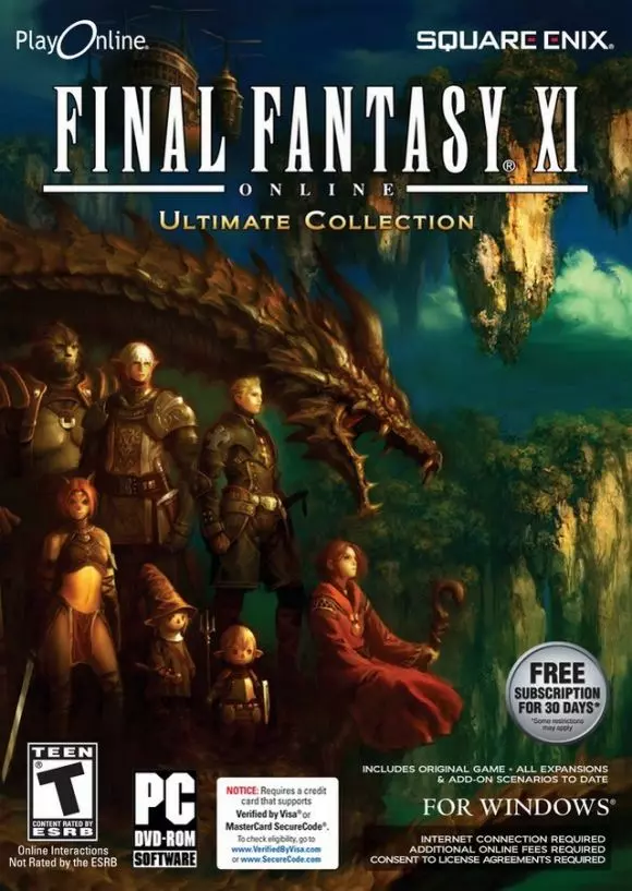 Carátula de Final Fantasy XI Ultimate Collection