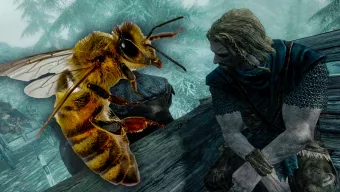 La escena más icónica de Skyrim casi se va al traste por un bug tan absurdo como literal ¡Era una abeja!
