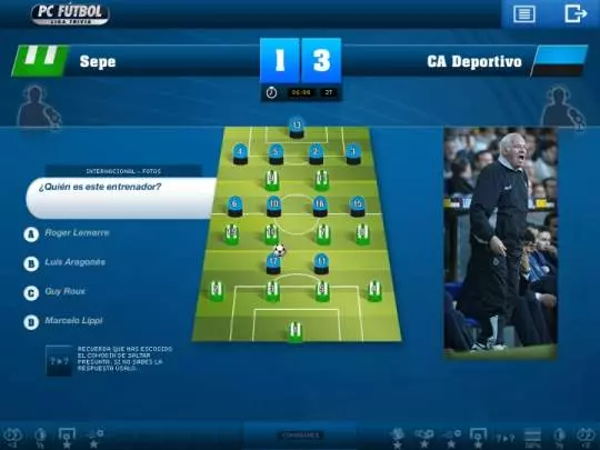 PC Fútbol Liga Trivia