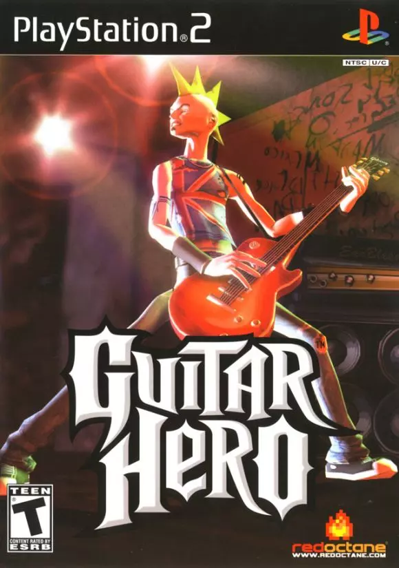 Carátula de Guitar Hero