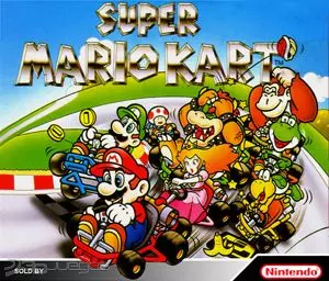Carátula de Super Mario Kart