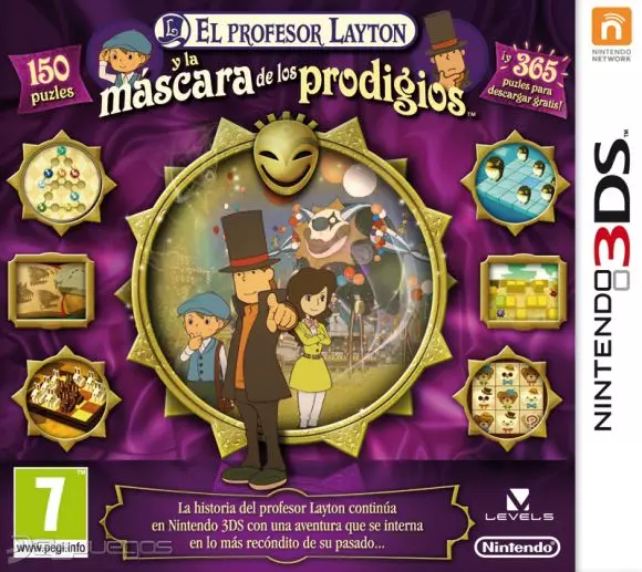 Carátula de Profesor Layton y la máscara