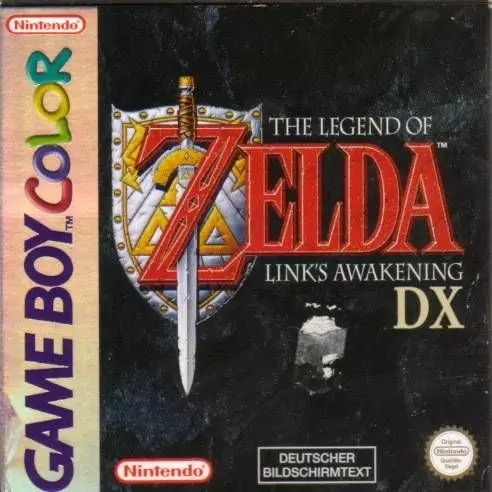 Carátula de Zelda:  Link's Awakening DX