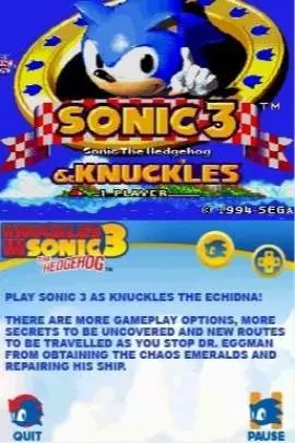 Sonic Classic Collection - DS