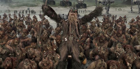 Los Wookies en una secuencia de Star Wars: Episode III. Los Wookies en una secuencia de Star Wars: Episode III.