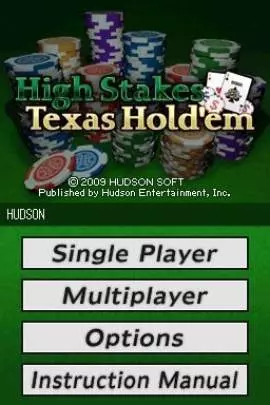 High Stakes Texas Hold'Em - DS