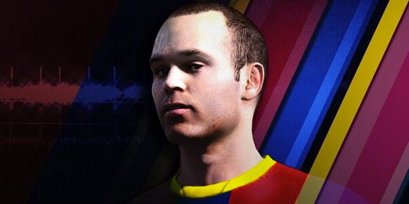 Andrés Iniesta en la portada de FIFA 11 Andrés Iniesta en la portada de FIFA 11
